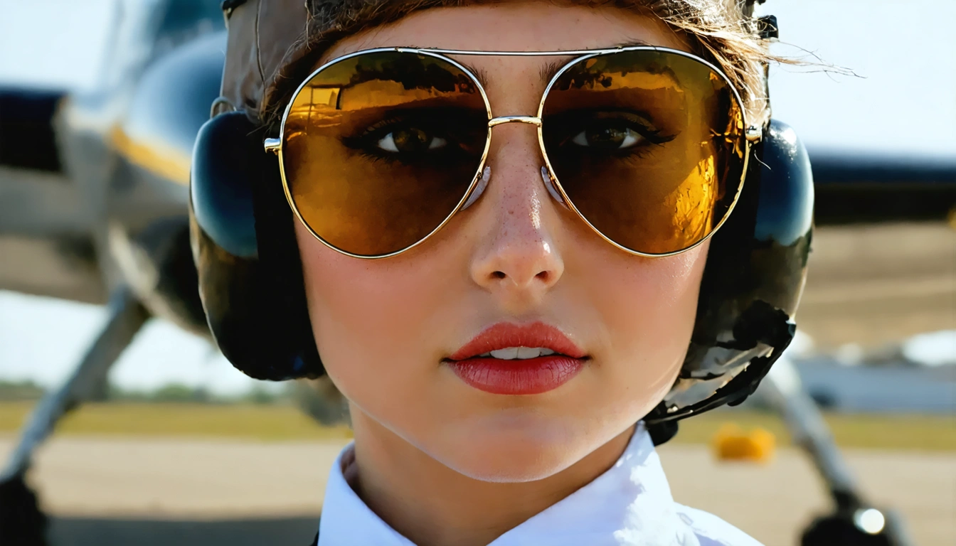 aviator Pin Up