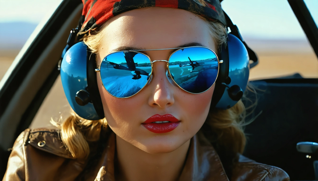 aviator Pin Up